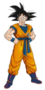Personnage du dessin animé Goku
