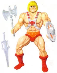Personnage du dessin animé  He-man