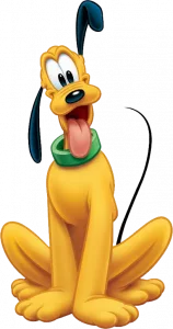 Personnage du dessin animé Pluto