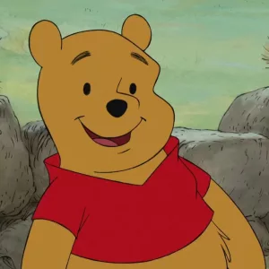 Personnages de dessins animés Winnie l'ourson