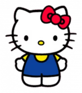 Personnages du dessin animé Hello Kitty