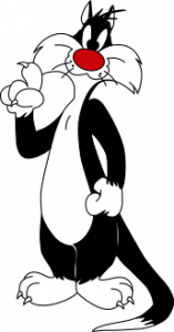 Sylvestre le chat personnages de dessins animés
