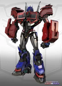 Personnage du dessin animé Optimus Prime